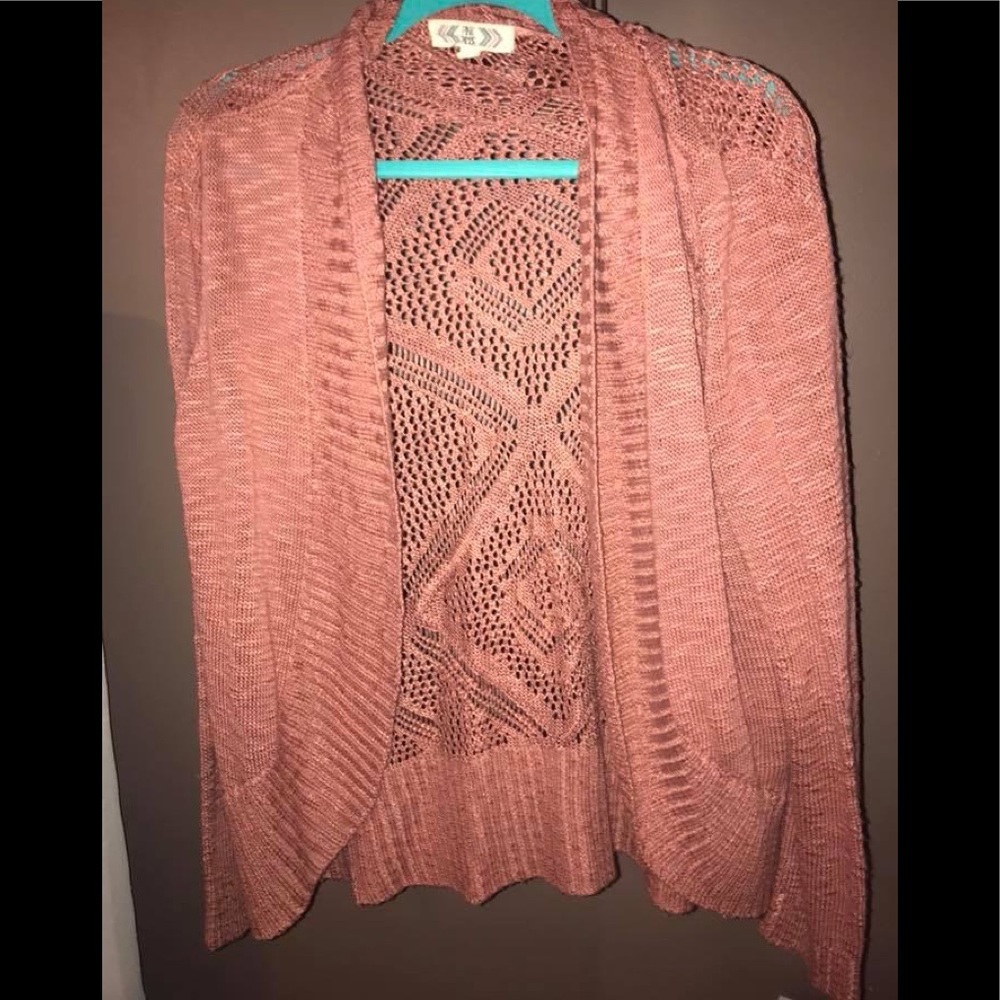 Pink Rose cardigan xl